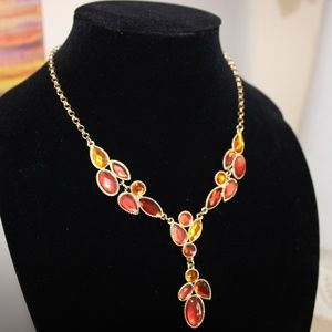 Gorgeous Fall color Necklace-Earring Set